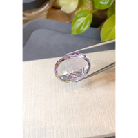 87.79 Ct. Pinkish Purple Amethyst from Brazil Life Style