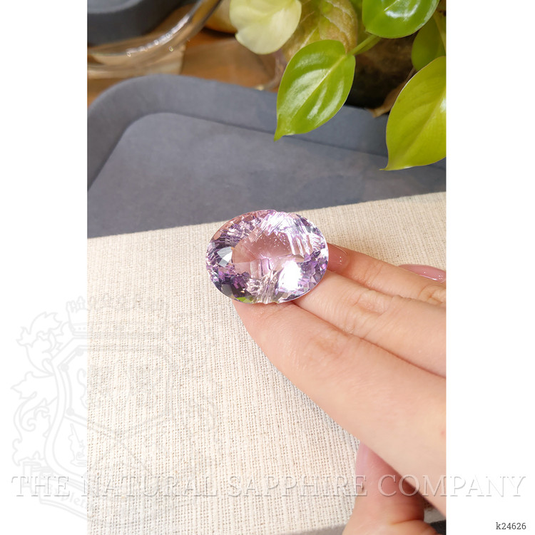 87.79 Ct. Pinkish Purple Amethyst from Brazil