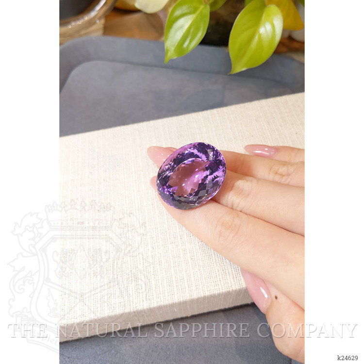 87.88 Ct. Purple Amethyst from Brazil