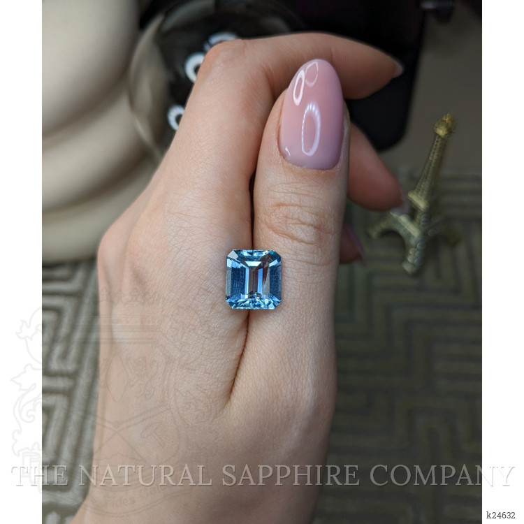 6.84 Ct. Blue Aquamarine from Brazil