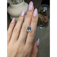 4.45 Ct. Blue Aquamarine from Brazil Life Style