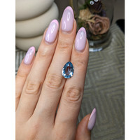 4.10 Ct. Blue Aquamarine from Brazil Life Style