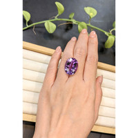 16.53 Ct. Purple Amethyst from Brazil Life Style