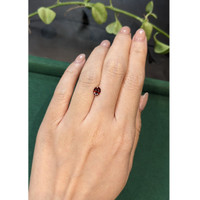 0.97 Ct. Red Zircon from Cambodia Life Style