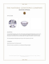 1.50 Ct. Purple Spinel from Ceylon (Sri Lanka) Appraisal