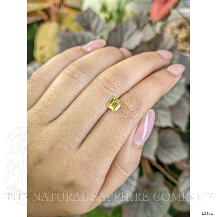 1.10 Ct. Greenish Yellow Chrysoberyl from Ceylon (Sri Lanka)
