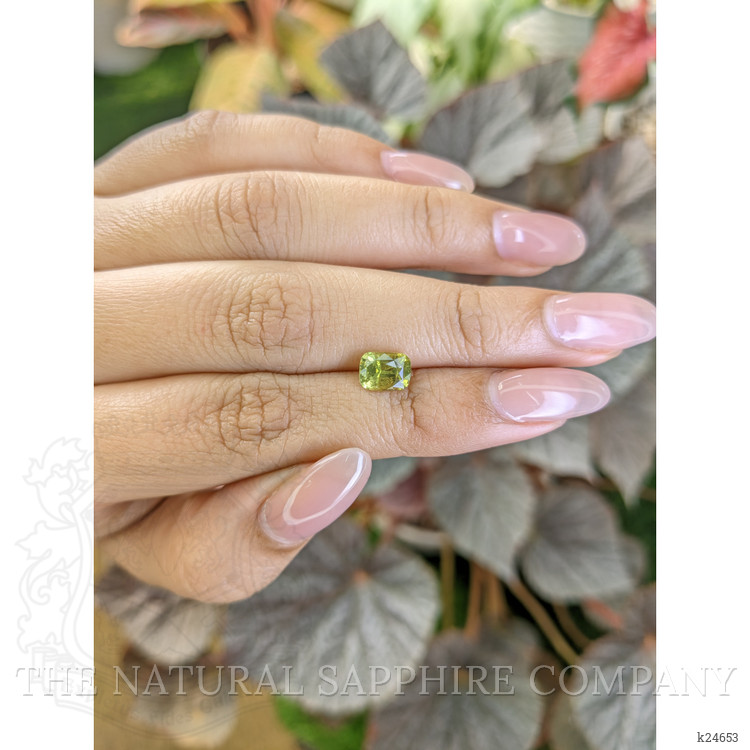 1.54 Ct. Yellowish Green Chrysoberyl from Ceylon (Sri Lanka)