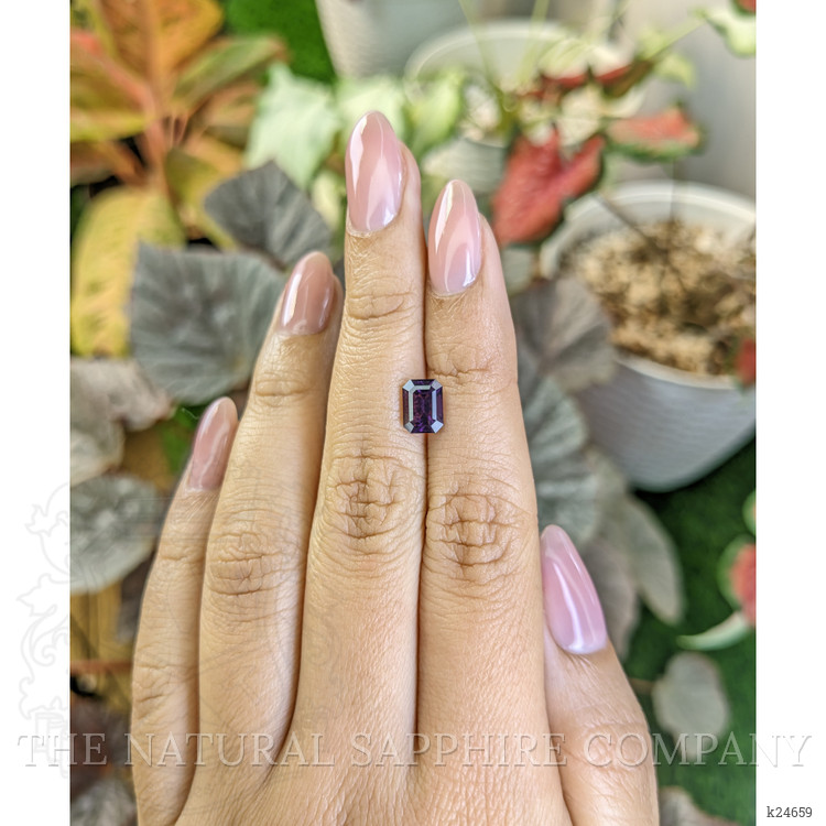 1.64 Ct. Purple Spinel from Ceylon (Sri Lanka)