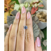 1.31 Ct. Greyish Blue Spinel from Ceylon (Sri Lanka) Life Style