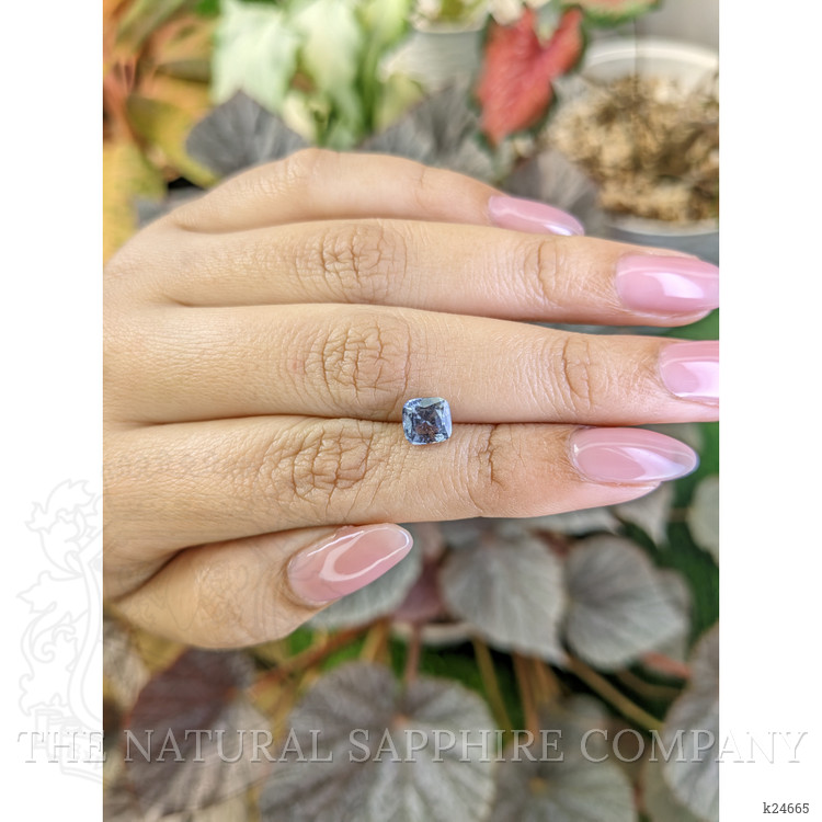 1.31 Ct. Greyish Blue Spinel from Ceylon (Sri Lanka)