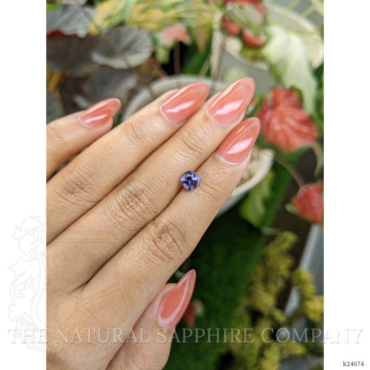 1.17 Ct. Bluish Purple Spinel from Ceylon (Sri Lanka)