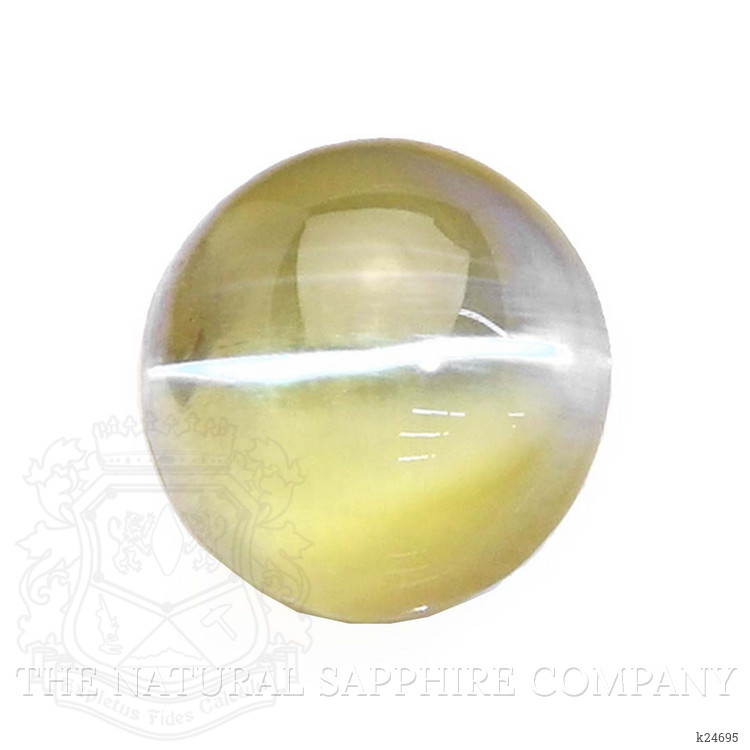 2.88 Ct. Greenish Yellow Cabochon Chrysoberyl