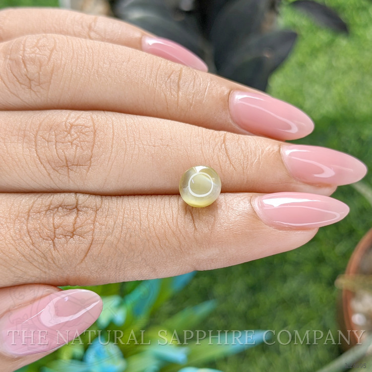 2.88 Ct. Greenish Yellow Cabochon Chrysoberyl
