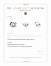 13.42 Ct. Aquamarine from Ceylon (Sri Lanka) Appraisal