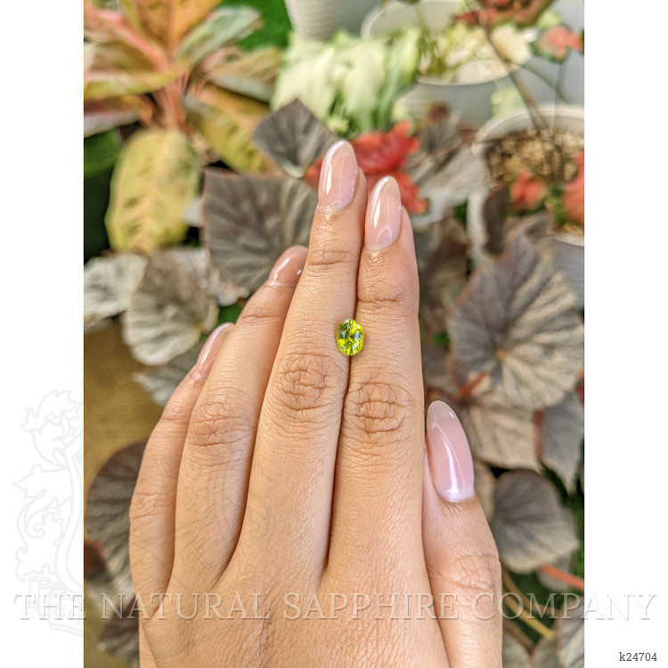 1.33 Ct. Yellowish Green Chrysoberyl from Ceylon (Sri Lanka)