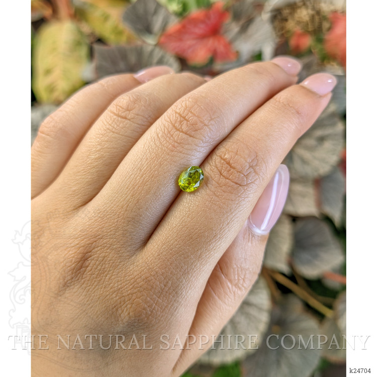 1.33 Ct. Yellowish Green Chrysoberyl from Ceylon (Sri Lanka)
