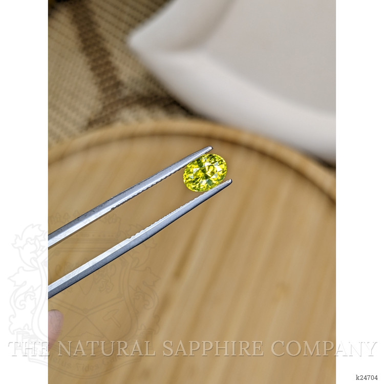 1.33 Ct. Yellowish Green Chrysoberyl from Ceylon (Sri Lanka)