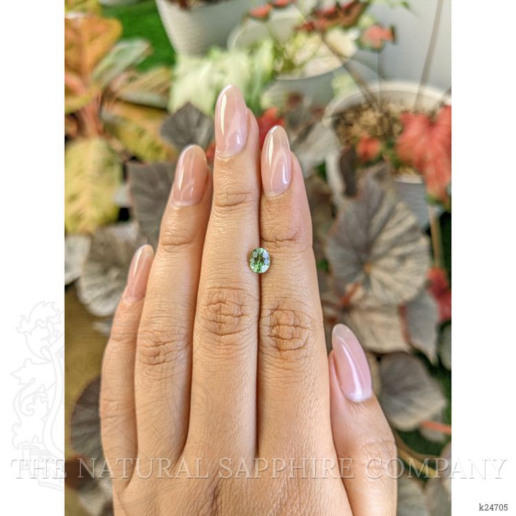 0.86 Ct. Green Chrysoberyl from Ceylon (Sri Lanka)