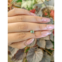 0.86 Ct. Green Chrysoberyl from Ceylon (Sri Lanka) Life Style
