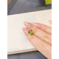 3.96 Ct. Green (Lime Green) Peridot from Pakistan Life Style