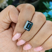 3.92 Ct. Greenish Blue Tourmaline from Tanzania Life Style
