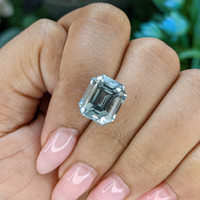 6.07 Ct. Blue Aquamarine from Madagascar Life Style