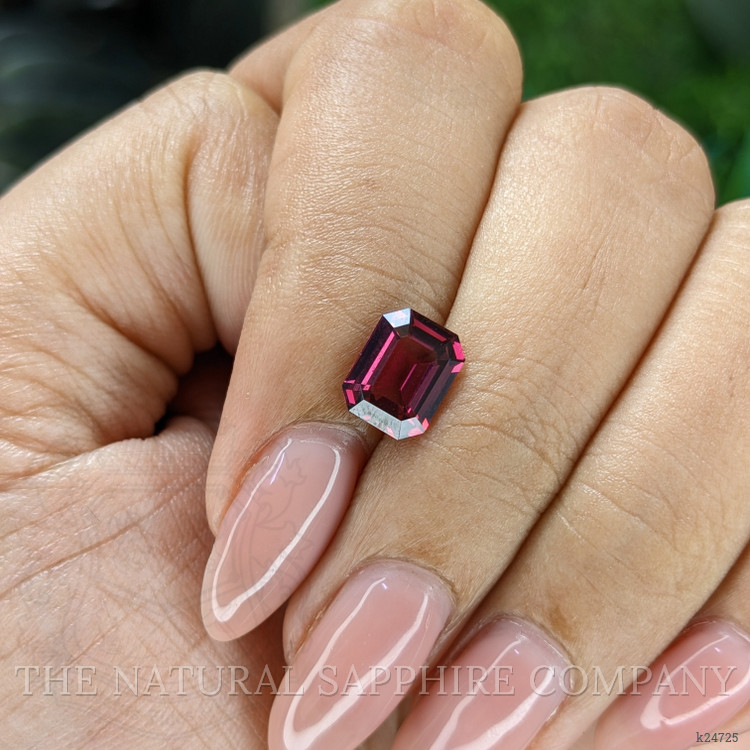 1.93 Ct. Purplish Red Garnet from Tanzania