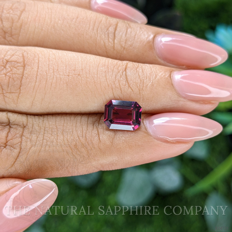 1.93 Ct. Purplish Red Garnet from Tanzania