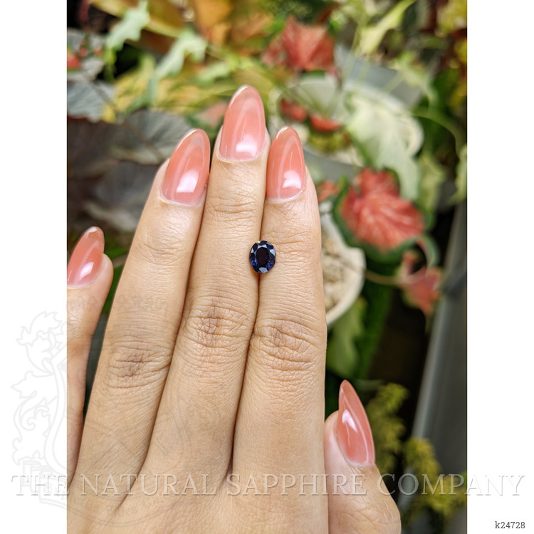 1.26 Ct. Bluish Purple Spinel from Ceylon (Sri Lanka)