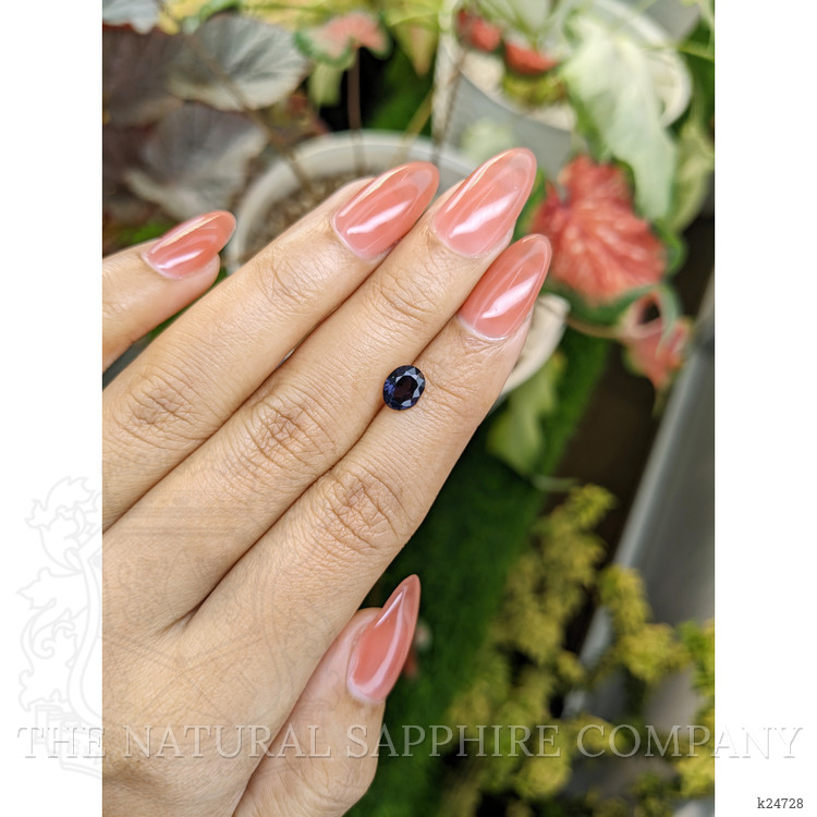 1.26 Ct. Bluish Purple Spinel from Ceylon (Sri Lanka)