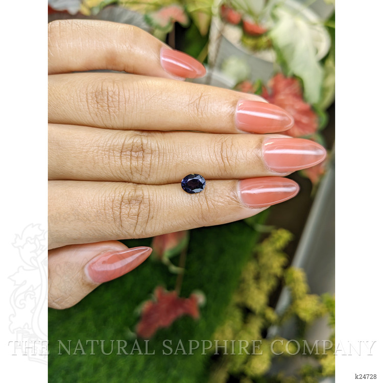 1.26 Ct. Bluish Purple Spinel from Ceylon (Sri Lanka)