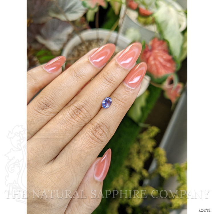 0.57 Ct. Violet Spinel from Ceylon (Sri Lanka)