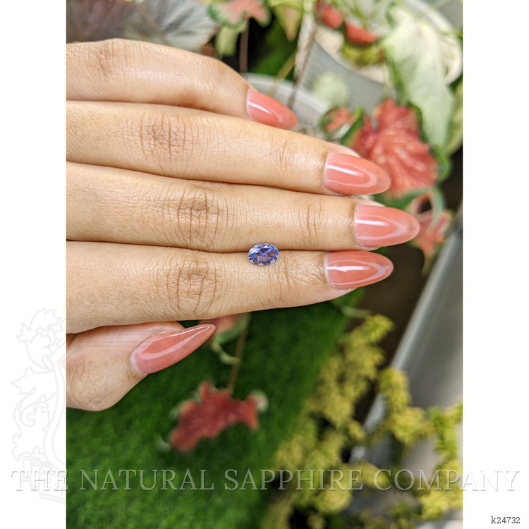 0.57 Ct. Violet Spinel from Ceylon (Sri Lanka)