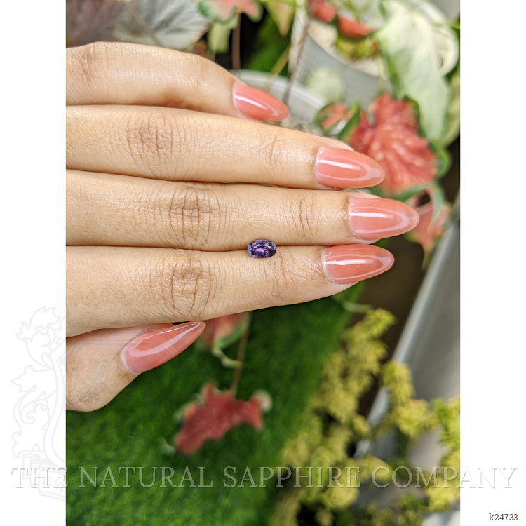 0.65 Ct. Pinkish Purple Spinel from Ceylon (Sri Lanka)