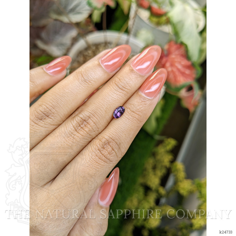 0.65 Ct. Pinkish Purple Spinel from Ceylon (Sri Lanka)