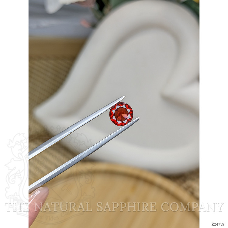 1.39 Ct. Red Garnet from Ceylon (Sri Lanka)