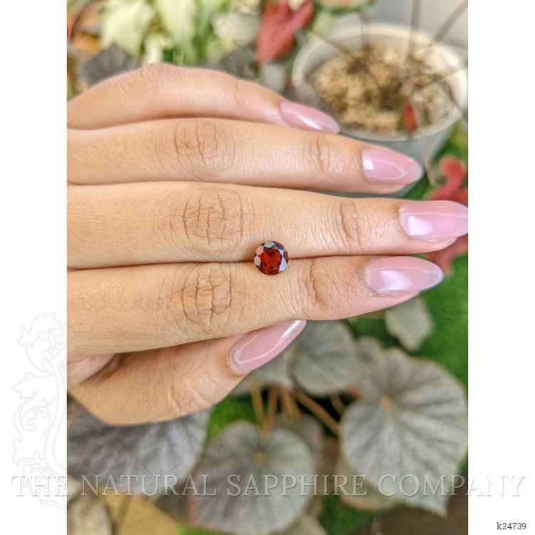 1.39 Ct. Red Garnet from Ceylon (Sri Lanka)