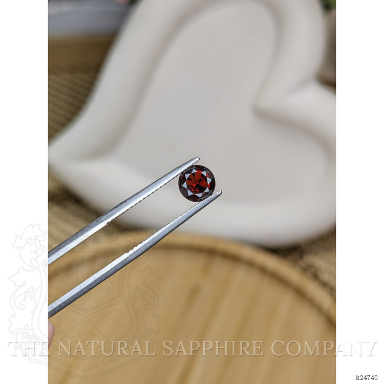0.83 Ct. Red Garnet from Ceylon (Sri Lanka)