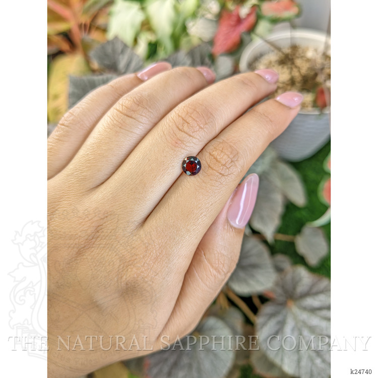 0.83 Ct. Red Garnet from Ceylon (Sri Lanka)
