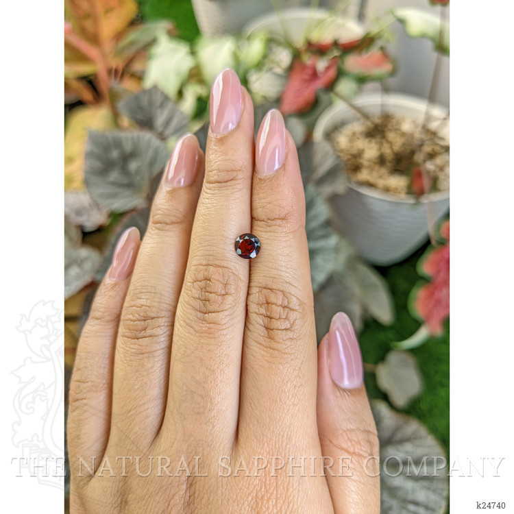 0.83 Ct. Red Garnet from Ceylon (Sri Lanka)