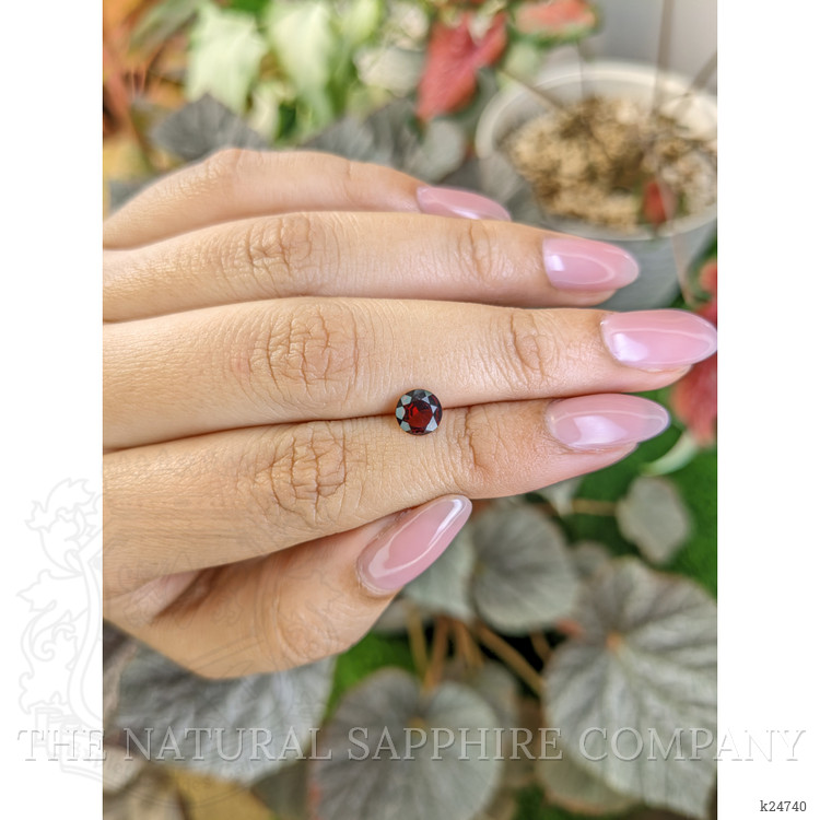 0.83 Ct. Red Garnet from Ceylon (Sri Lanka)