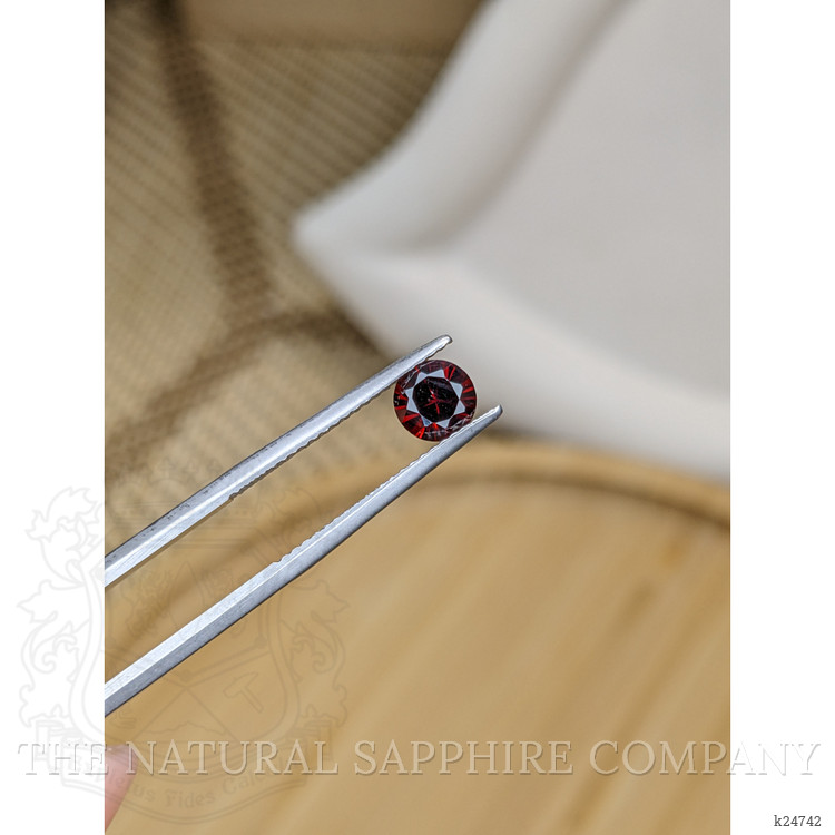 0.76 Ct. Red Garnet from Ceylon (Sri Lanka)