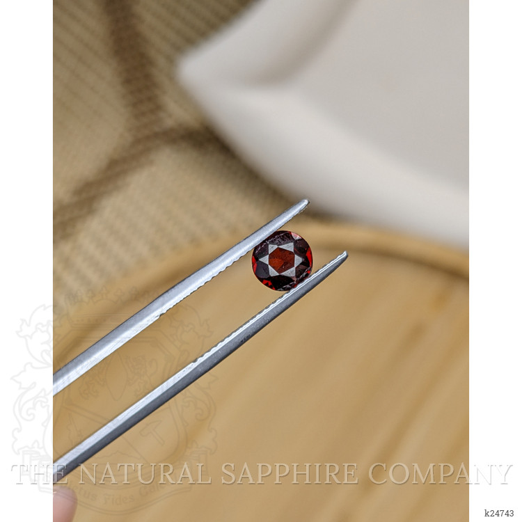0.84 Ct. Red Garnet from Ceylon (Sri Lanka)