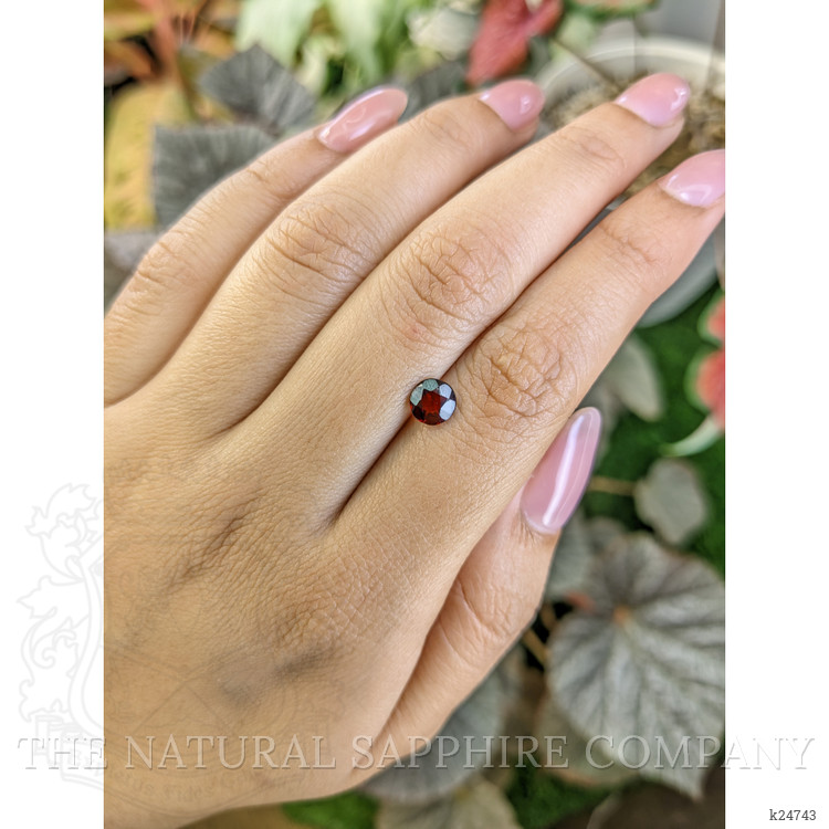 0.84 Ct. Red Garnet from Ceylon (Sri Lanka)