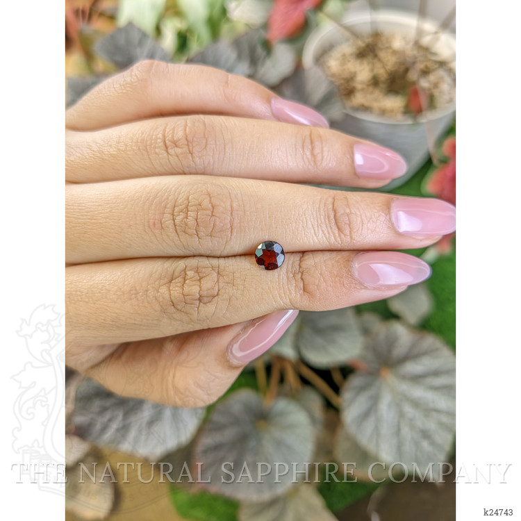 0.84 Ct. Red Garnet from Ceylon (Sri Lanka)