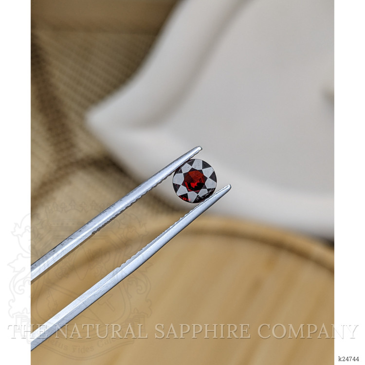 0.85 Ct. Red Garnet from Ceylon (Sri Lanka)