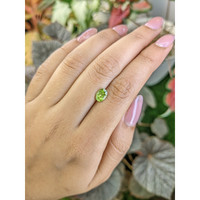 1.04 Ct. Yellowish Green Peridot from Madagascar Life Style