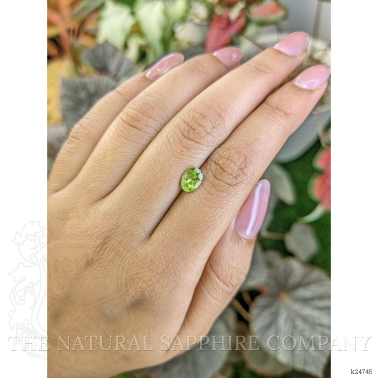 1.04 Ct. Yellowish Green Peridot from Madagascar