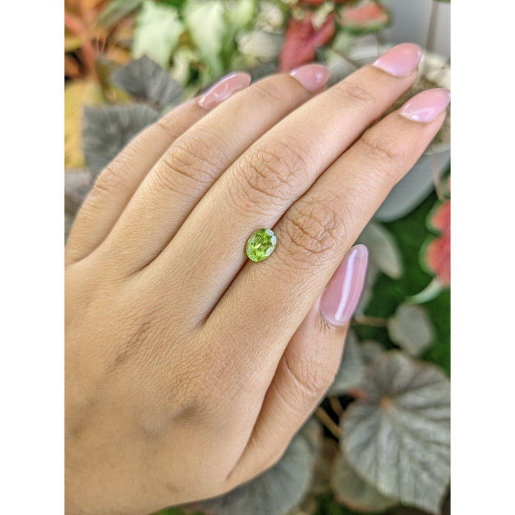1.04 Ct. Yellowish Green Peridot from Madagascar