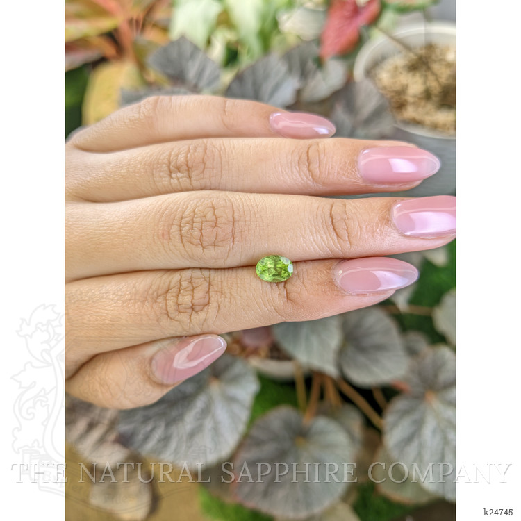 1.04 Ct. Yellowish Green Peridot from Madagascar